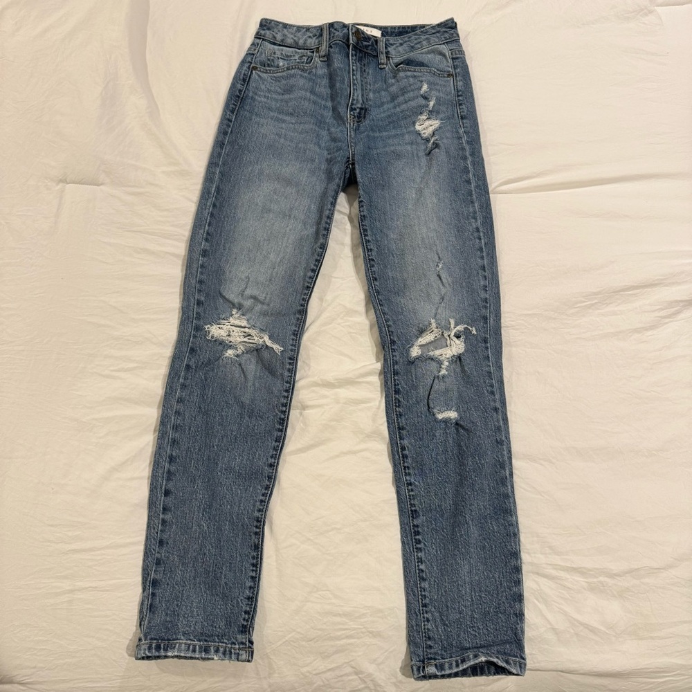 Super high rise mom jean